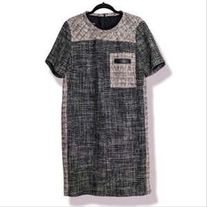 Carlisle Women's Tweed Short Sleeve Shift Dress size 14